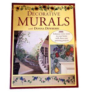 Decorative Murals with Donna Dewberry One Stroke Painting Paperback Book for DIY